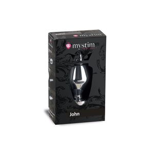 Mystim John L Buttplug Zilver Metaal 1 stuk(s)