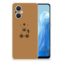 OPPO Reno8 Lite Telefoonhoesje met Naam Baby Hyena