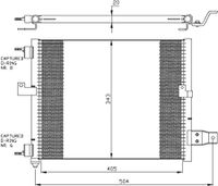 Condensor, airconditioning 35360 - thumbnail