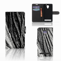 Book Style Case Lenovo C2 Power Boomschors Grijs