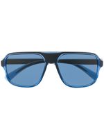 Dolce & Gabbana Eyewear lunettes de soleil DG6134 à monture carrée - Bleu