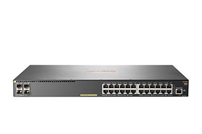 HP Hewlett Packard Enterprise Aruba 2930 F 24 G PoE + 4SFP + Beheerde L3 Gigabit Ethernet (10/100/1000) Power Over Ethernet (PoE) 1U Grijs