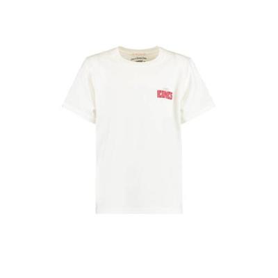 America Today Junior T-shirt met tekst wit