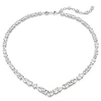 Swarovski 5665242 Ketting Mesmera zilverkleurig-wit 38-45 cm