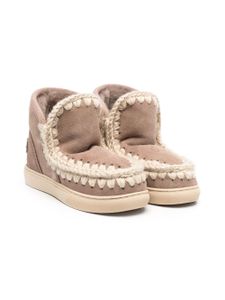 Mou Kids bottines Eskimo en daim - Tons neutres