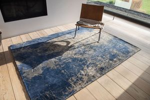 Louis de Poortere - 8629 Mad Men Abyss Blue - 200x280 cm Vloerkleed