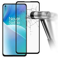 Full Cover OnePlus Nord 2T Screenprotector van gehard glas - 9H - Zwart