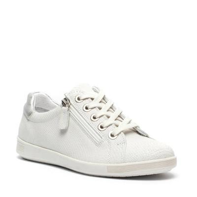 Hush Puppies leren veterschoenen wit