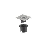 SLV Vloerinbouwlamp ROCCI 200 / LED spot voor terras, buitenspot, inbouwlamp tuin, vloerlamp voor buiten / IP65/IP67 3000K 16W 1530lm roestvrij staal