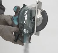 Makita DCS553Z handcirkelzaag 15 cm Zwart, Blauw 4200 RPM - thumbnail