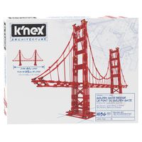 K&apos;Nex Architecture Bouwset Golden Gate Bridge, 1536dlg. - thumbnail