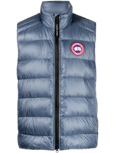 Canada Goose gilet Crofton à logo appliqué - Bleu