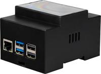 Joy-it RB-CaseP5-07B SBC-box to Hutschienenmontage black