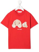 Palm Angels Kids t-shirt à imprimé graphique - Rouge