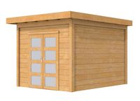 Woodvision Douglas Tuinhuis Topvision Roek Blank 303x303 cm