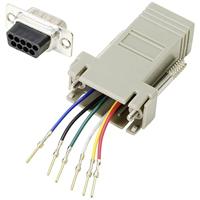 TRU COMPONENTS D-SUB-adapter D-SUB-stekker 9-polige RJ12-bus 1 st.