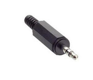 Lumberg KLS 40 Jackplug 3,5 mm Stekker, recht Aantal polen: 3 Stereo Zwart 1 stuk(s)