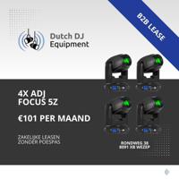 ADJ 4x ADJ Focus Spot 5Z 200 watt spot movinghead lease B2B