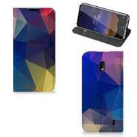 Nokia 2.2 Stand Case Polygon Dark - thumbnail