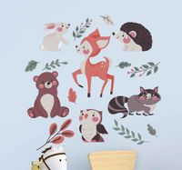 Stickers kinderkamer Herfst bosdieren