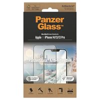 iPhone 13/13 Pro/14 PanzerGlass Ultra-Wide Fit Anti-Reflective EasyAligner Screenprotector - Zwarte Rand - thumbnail