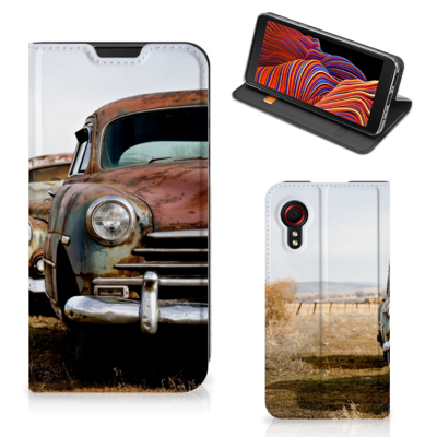 Samsung Galaxy Xcover 5 Stand Case Vintage Auto Samsung Galaxy Xcover 5 Stand Case Vintage Auto