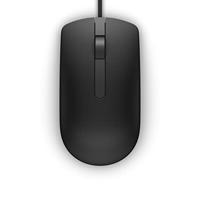 Dell OpticalMouse-MS116 - Black