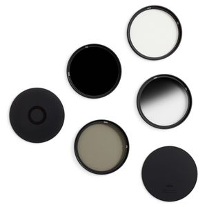 Urth 72mm UV, Circular Polarizing (CPL), ND64, Soft Grad ND8 Lens Filter Kit Plus+