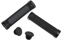 Trivio - Fiets Handvatten 3-Density Zwart Lock-On Zilver