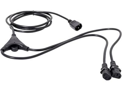 HAWA 1008273 Apparaat (koud) Y-kabel Zwart 5.00 m