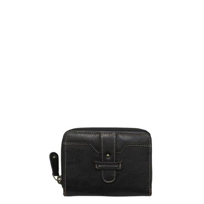 dR Amsterdam Waxi Damesportemonnee black Dames portemonnee dR Amsterdam Waxi Damesportemonnee black Dames portemonnee