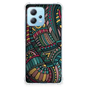 Xiaomi Redmi Note 12 5G Doorzichtige Silicone Hoesje Aztec