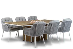 Santika Tendenza/Seaside 220 cm dining tuinset 7-delig