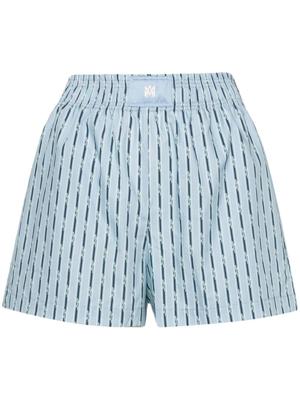 AMIRI Katoenen boxershorts met krijtstreep - Blauw