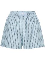 AMIRI Katoenen boxershorts met krijtstreep - Blauw
