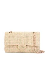 CHANEL Pre-Owned sac porté épaule à rabat en tweed - Multicolore