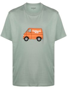 Carhartt WIP t-shirt Mistery Machine en coton - Vert