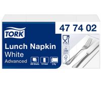 Servetten Tork Enviroment Print 1/8 gevouwen 2-laags 200st wit 477402 - thumbnail