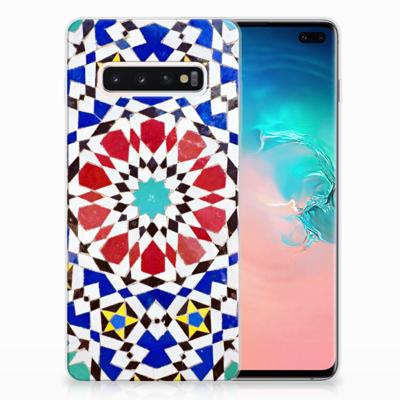 Samsung Galaxy S10 Plus TPU Siliconen Hoesje Mozaïek
