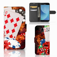 Samsung Galaxy J5 2017 Wallet Case met Pasjes Casino