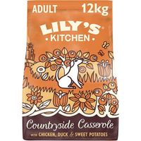 Dog adult chicken duck countryside casserole