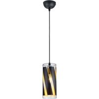 Led Hanglamp - Hangverlichting - Trion Farnim - E27 Fitting - 1-lichts - Rond - Mat Zwart - Aluminium