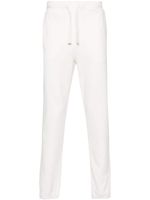 Boggi Milano pantalon de jogging fuselé à logo brodé - Blanc