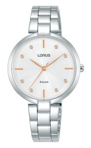 Lorus RG233VX9 Horloge staal zilverkleurig-wit 32 mm