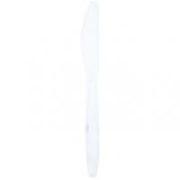 TOM wegwerpmessen 17,5 cm wit 24 stuks