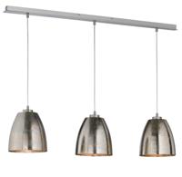 Fischer & Honsel 3-lichts hanglamp Cannes antiek nikkel 60139 - thumbnail