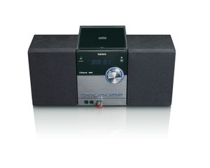 Lenco MC-150 draagbare stereo-installatie Analoog & digitaal 22 W DAB, DAB+, FM, PLL Zwart, Zilver MP3 afspelen