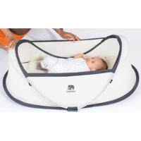 DERYAN Reisbedje pop-up Infant Baby met klamboe crème