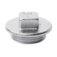 Stoppen vierkant 3/4'AG messing verchroomd buissluiting afsluitstop