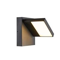 SLV wandopbouwarmatuur ABRIDOR/verlichting voor wanden, wegen, ingangen, ledspot buiten, opbouwarmatuur outdoor, tuinlamp / IP55 3000/4000K 14 W 750 lm antraciet